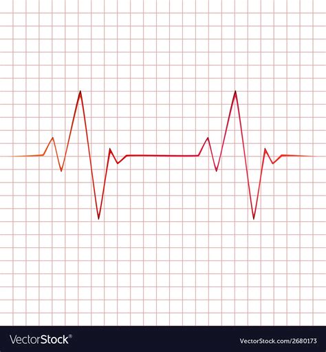 heart beats cardiogram royalty  vector image