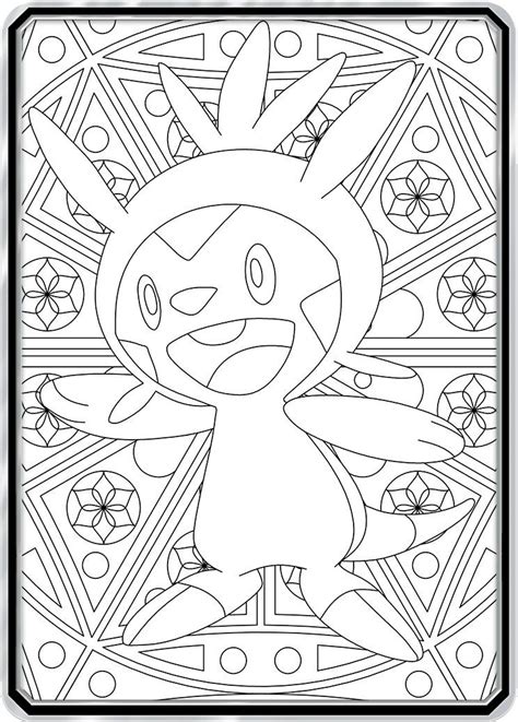 top galery pokemon cards coloring pages