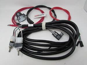 meyer snow plow toggle switch wiring harness kit  power wires  ebay