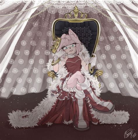 Amy Rose As A Queen Amy Rose Shadow And Amy Rosé Fanart