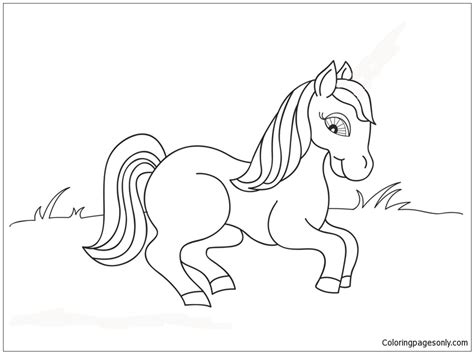 fancy horse coloring page  printable coloring pages