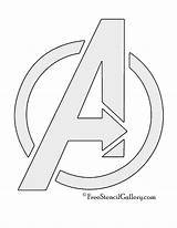 Avengers Avenger Freestencilgallery Geburtstagskuchen Vorlagen sketch template