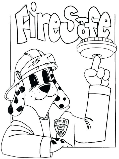 safety coloring page images