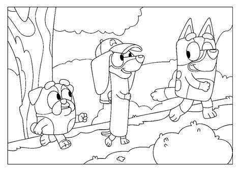 bluey coloring pages bluey coloring pages coloring pages  kids