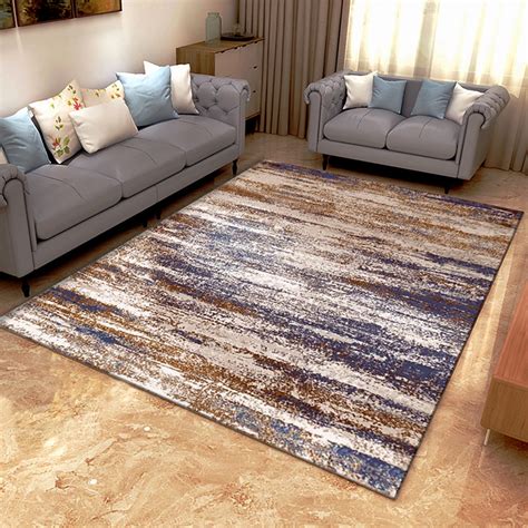 rectangular area rug large washable hand woven area rug  slip indoor