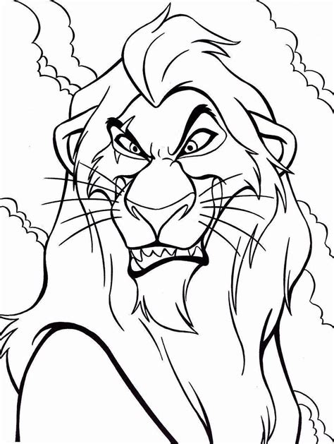 coloring pages  lion king