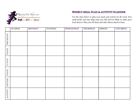 weekly lesson plan template  template business
