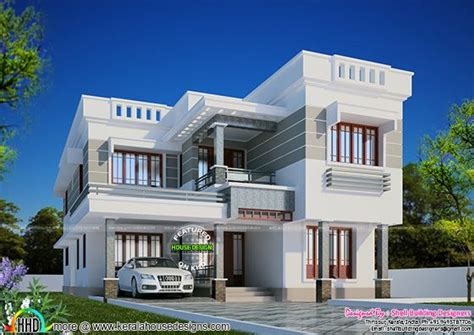 simple decorative house kerala home design  floor plans  houses