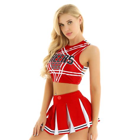 schoolgirl cheerleader sissy costume s supplies