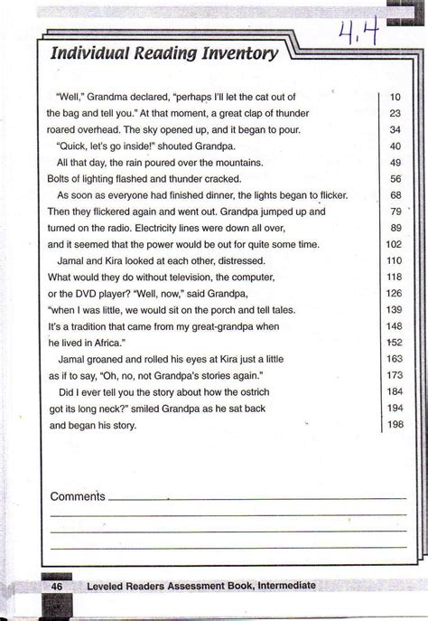 printable fluency passages  grade  printable
