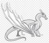 Wings Fire Skywing Coloring Pages Dragons Skywings Clipart sketch template