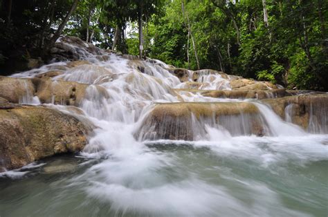 famous dunns river falls  ocho rios attractions  jamaica visit jamaica activities