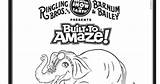 Ringling Brothers sketch template