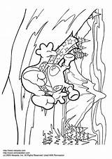 Neopets Winter Coloring sketch template