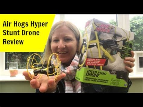 air hogs hyper stunt drone review youtube