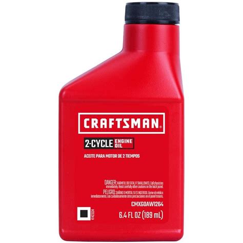 craftsman  oz  cycle conventional engine oil  lowescom