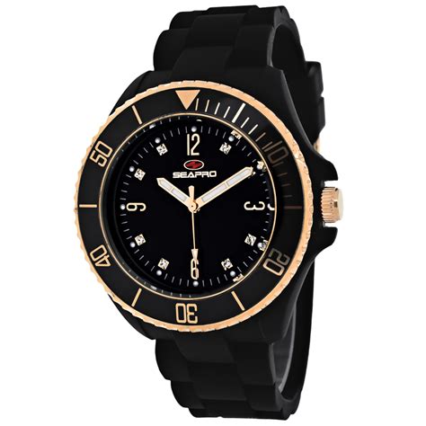 Seapro Women S Sea Bubble Black Dial Watch Sp7412 Stacksocial