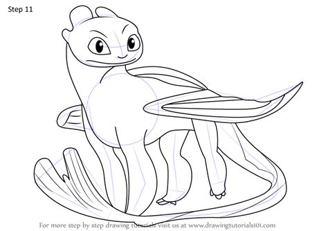 toothless  light fury  coloring pages askworksheet
