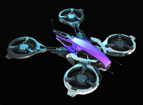 artstation  concept sci fi drone oleg ovigon   drones concept drone drone design