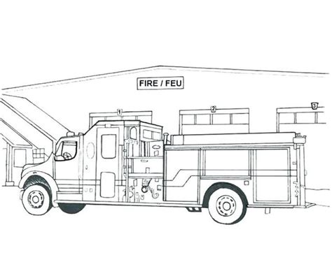 ladder truck coloring pages ideas