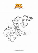 Primarina Supercolored Pyroar Female Zeraora Cosmoem sketch template