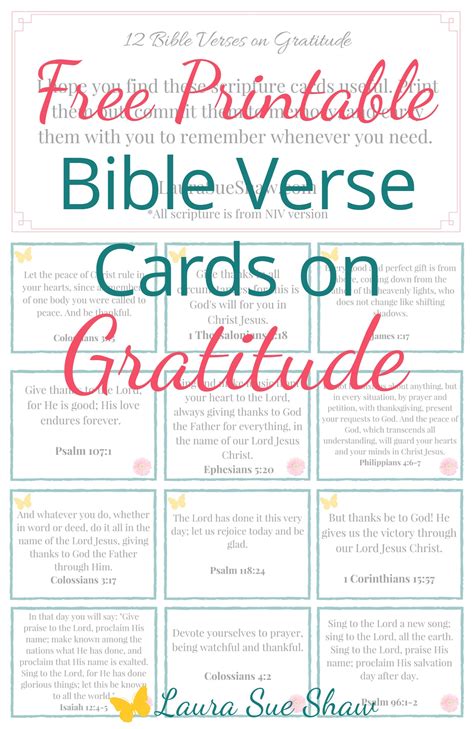 printable bible verse cards  gratitude laura sue shaw