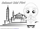Idul Mewarnai Fitri عيد الفطر للاطفال Freekidstories Arabic صفحات التلوين sketch template