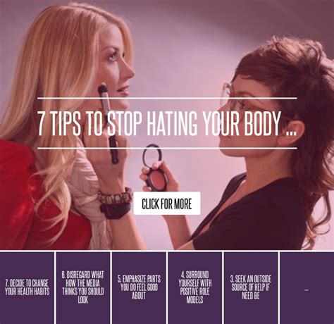 7 tips to stop hating your body health