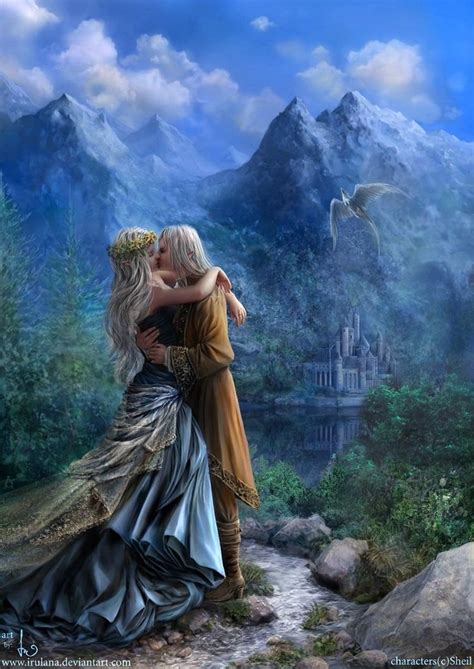 Falling In Love By Irulana On Deviantart Elven Love Fantasy Art