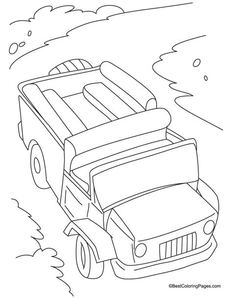 jeep coloring pages  kids coloring home