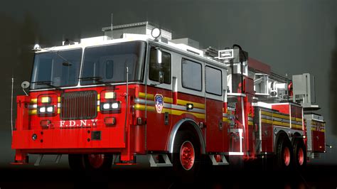 fdny  tower ladder finished projects blender artists community
