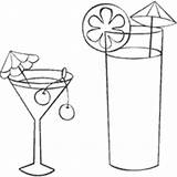 Drinks Summer Coloring Pages Surfnetkids sketch template