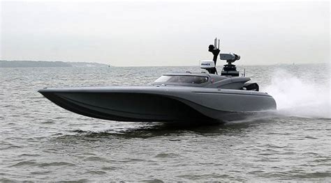showboating royal navy test drives  batman drone boat  thames rt uk