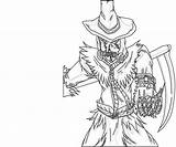 Scarecrow sketch template