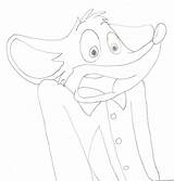 Stilton Geronimo Coloring Pages Cartoons Donald Minnie Duck Mickey Mouse Color sketch template