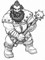 Dwarf Drawing Vengeance Hamster Drawings Fantasy Fighter Deviantart Getdrawings sketch template