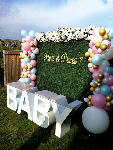 gender reveal party decor  brockville marquee king
