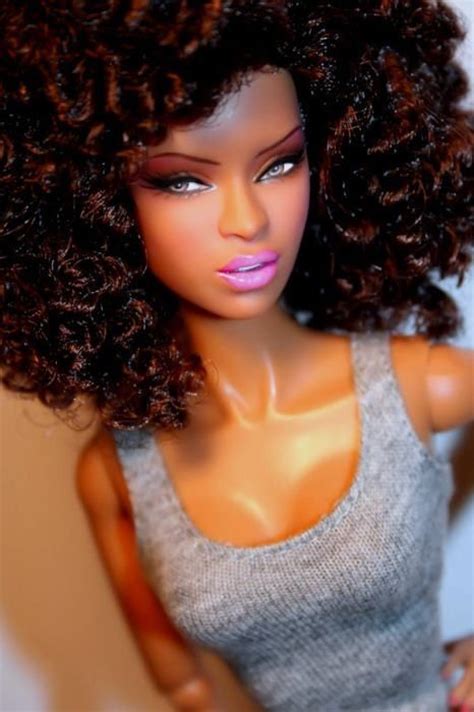 black barbie curly hair a doll that looks like me pinterest beautiful black barbie and