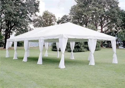 white canopy tent additional sizes  party  rentals