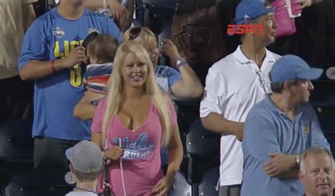 the girl in pink rooting for ucla is all anyone was talking about at the college world series