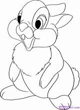 Disney Draw Thumper Characters Bambi Drawing Step Cartoon Drawings Cartoons Coloring Character Rabbit Easy Pages Sketches Printable Ow Sketch Color sketch template