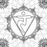 Mandala Chakras Manipura Kleurplaten Kleurplaat Uitprinten Downloaden sketch template