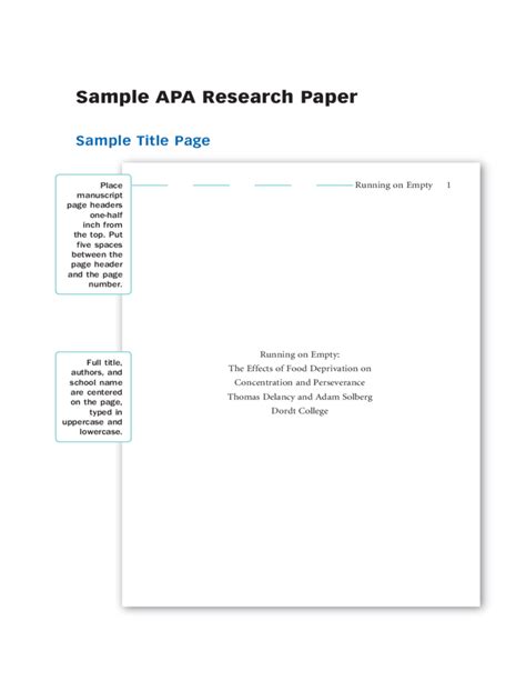 papers samples  outline examples  examples varying