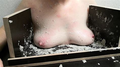 The Tit Torture Device Extrem Hot Candle Wax Part 2 35