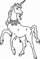 Licorne Coloriage Cheval Unicorns sketch template