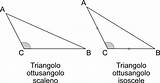 Triangoli Triangolo Ottusangolo Classificazione Lati sketch template