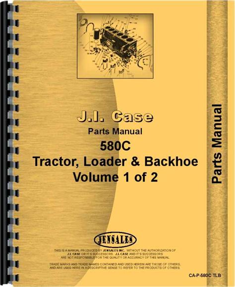 case  tractor loader backhoe parts manual
