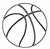 Basketball Coloring Pages Ball Big Coloringbay sketch template