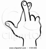 Finger Fingers Clipart Crossed Middle Hand Drawing Gesture Royalty Holding Rf Illustrations Getdrawings Preview Clipground Vector Graphics sketch template