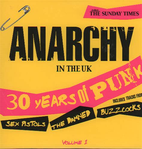 various punk and new wave anarchy in the uk 30 years of punk volumes 1 and 2 uk promo 2 cd album